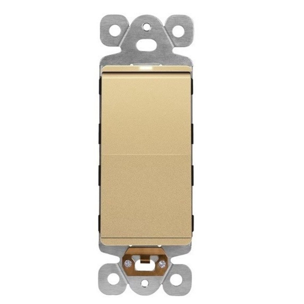 Minimalist Design‎ Matte Finish Lighted Decorator Switch, Frameless Paddle